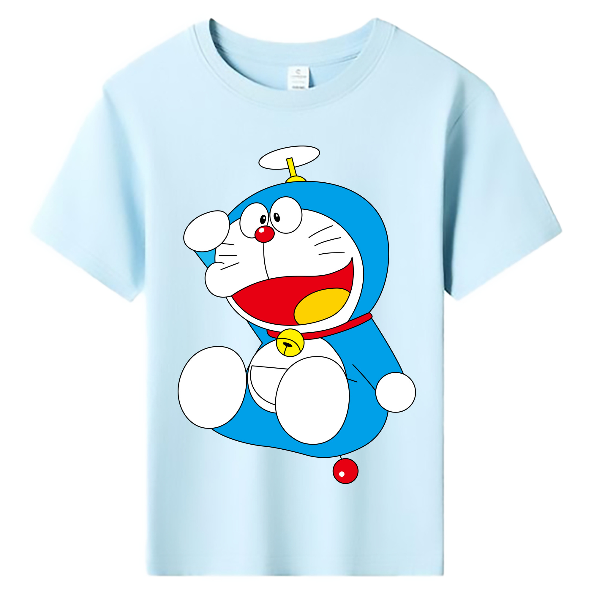 （画像用） ドラえもん Doraemon 綿100％キッズTシャツ（フロントプリント）